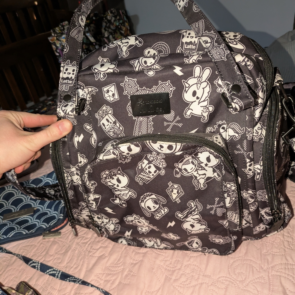 Tokidoki Black Graphic Men's Bag